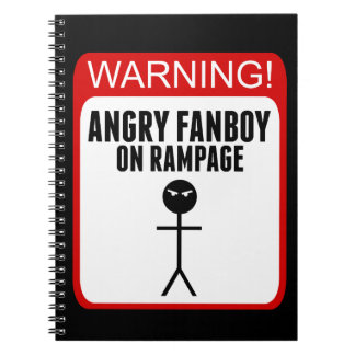 Carnet fâché de Fanboy