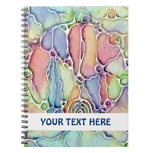 Carnet Façons de vivre - Motif d'art neurographique 1 (Devant)