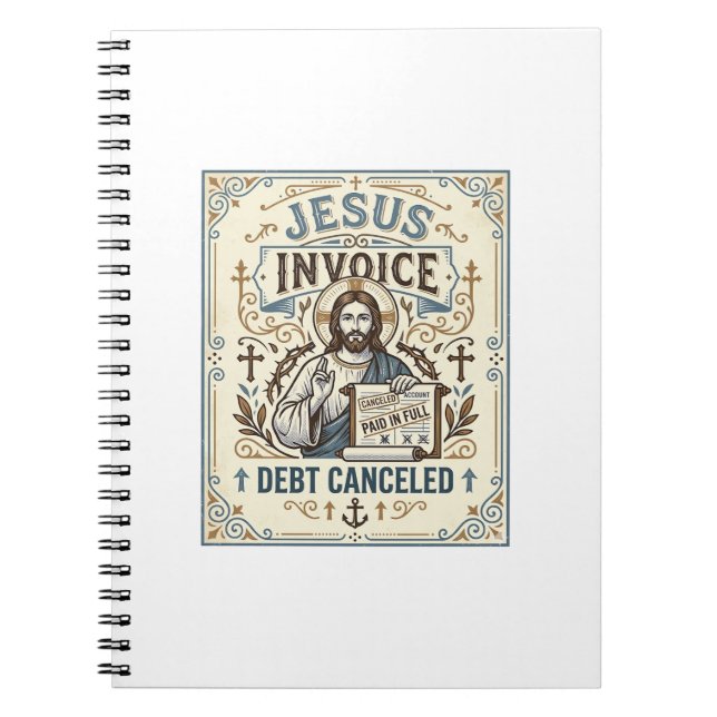 Carnet Facture Jésus Dette Annulée Facture Jésus Dette Pe (Devant)