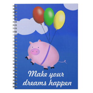 Carnet Faire des rêves Happen Pigs pourrait voler amusan