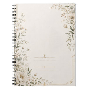 Carnet Faire-part de mariage Héritage avec botanique raff