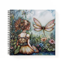 Fairy and Dragonfly HB Note/Sketch book