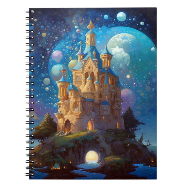 Carnet Fairy Tale Castle Imaginaire Art (Devant)