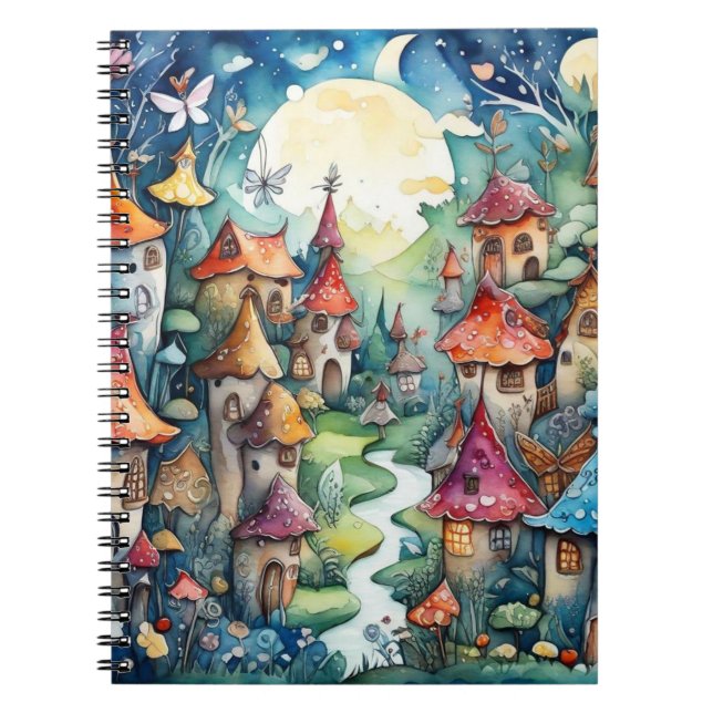 Carnet Fairyland joli décor de conte de fées (Devant)