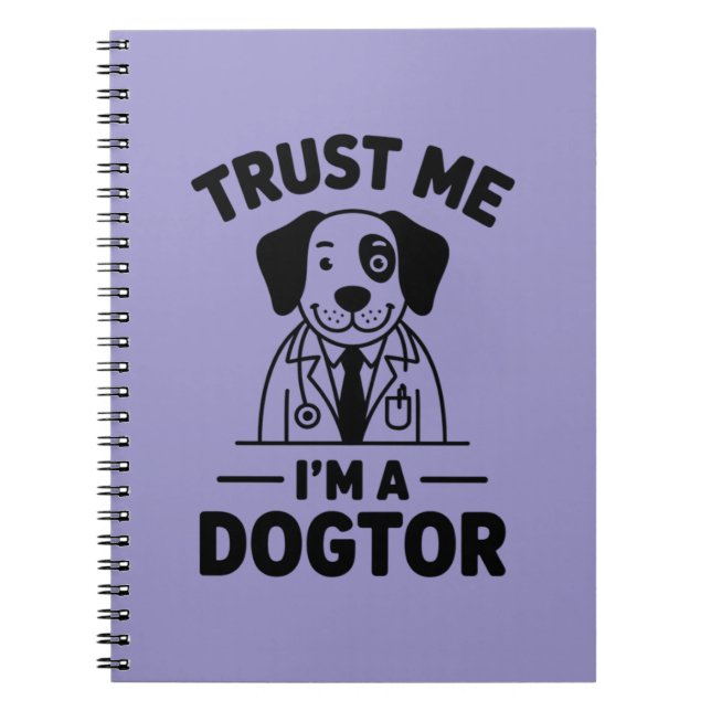 Carnet Fais-moi confiance, je suis un Dogteur (Devant)