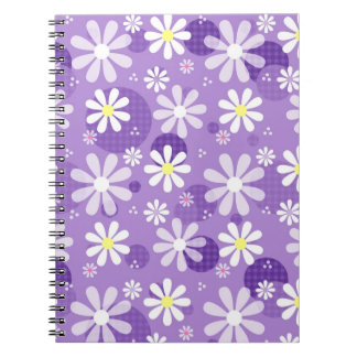 Carnet Faisceaux rétro et Pois pourpres