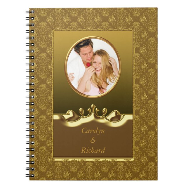 Carnet fait sur commande de journal de photo (Devant)