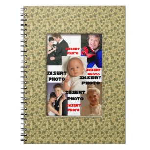 Carnet fait sur commande de journal de photo