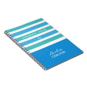 Carnet fait sur commande de monogramme de motif de