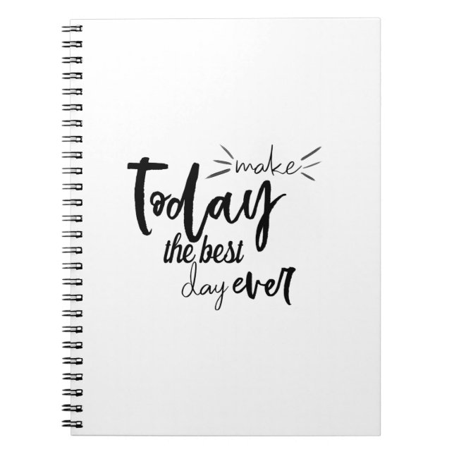 Carnet Faites Aujourd'Hui Le Meilleur Devis Jour Jamais (Devant)