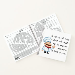 Carnet Faites confiance au poème amusant du chef