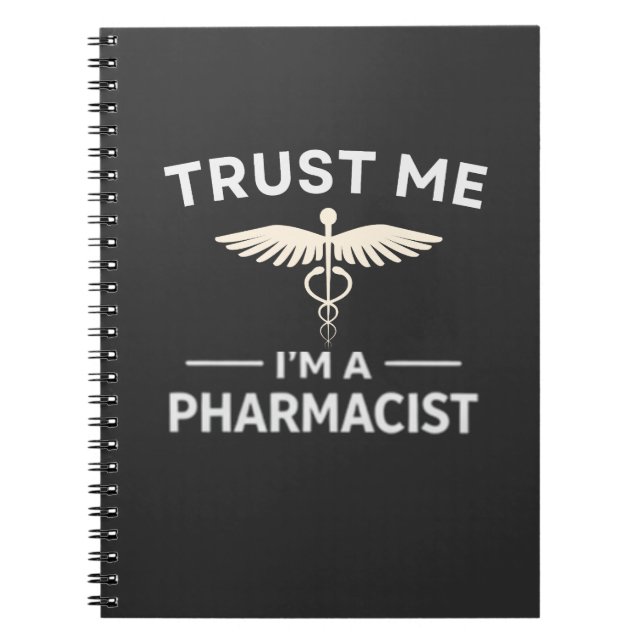 Carnet Faites-moi confiance, je suis pharmacien, pharmaci (Devant)