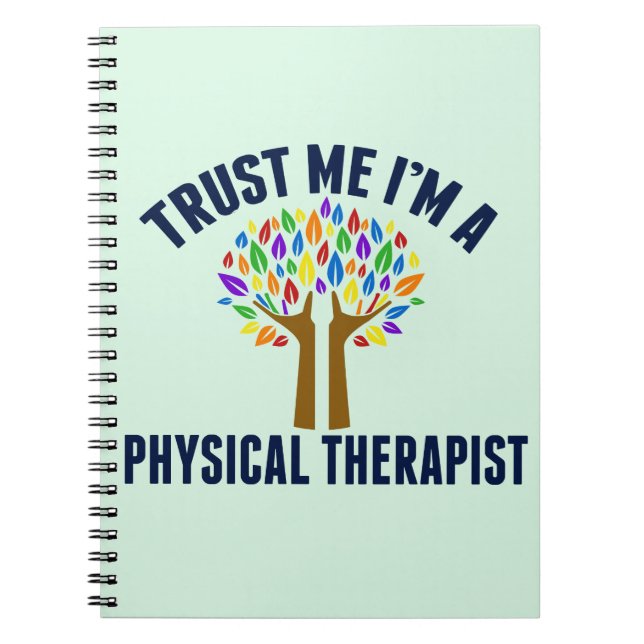 Carnet Faites-moi confiance Je suis physiothérapeute (Devant)