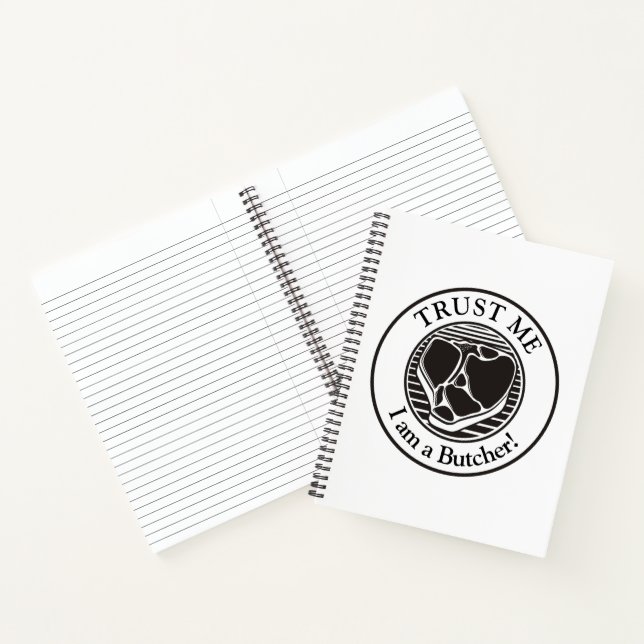 Carnet Faites-moi confiance, je suis un T-bone du boucher (Intérieur)
