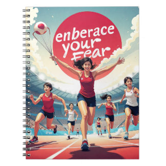 Carnet Faites preuve de votre peur - kawaii Motivational 