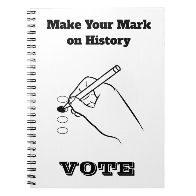 Carnet Faites votre marque sur l'histoire (Devant)