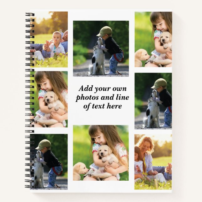 Carnet Faites votre propre collage photo et texte (Devant)