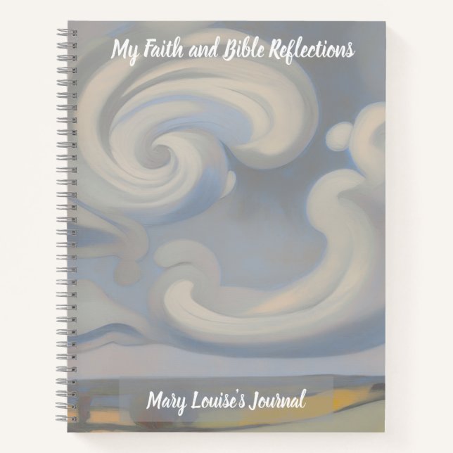 Carnet Faith & Bible Verse Reflection Spiral Notebook (Devant)