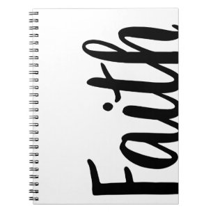 Carnet Faith Evangile Graphique Foi Art Esthétique Christ