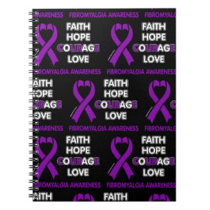 Carnet Faith Hope Courage Love...Fibro