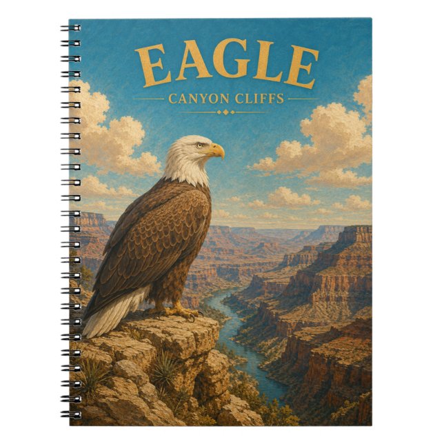 Carnet Falaises d'Eagle Canyon Aquarelle GeoSaga (Devant)
