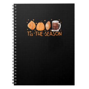 Carnet Fall Coffee Cute Lover Halloween Citrouille Latte