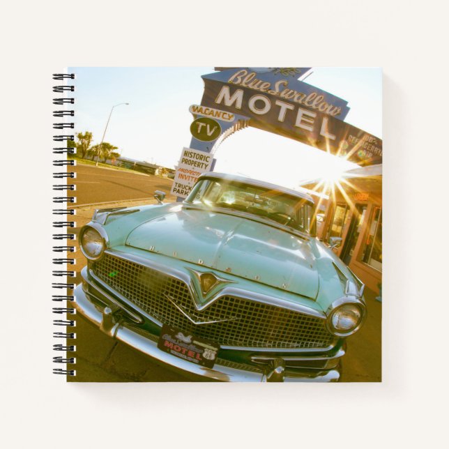 Carnet Fameux motel Blue Swallow sur la route 66 (Devant)
