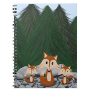 Carnet Famille adorable de renards