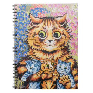 Carnet Famille Cat Louis Wain