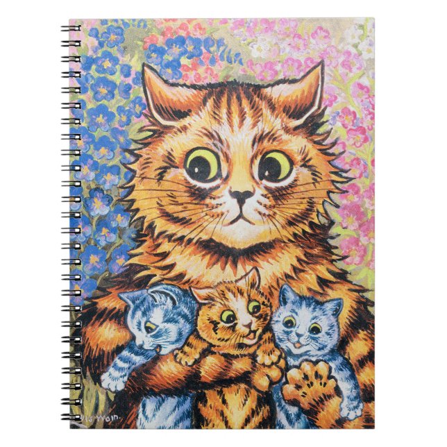 Carnet Famille Cat | Louis Wain | (Devant)