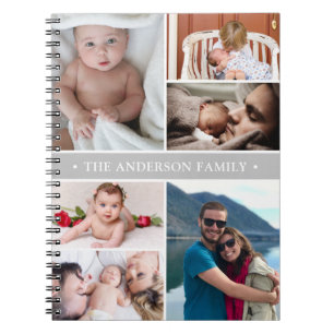 Carnet Famille de collages photo personnalisés