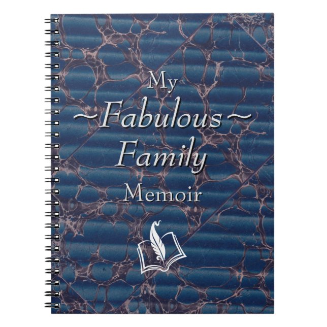 Carnet Family History Memoirs (Devant)