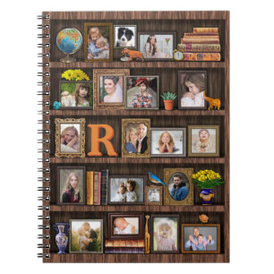 Carnet Family Photo Collage Antique Boîtier Personnalisé