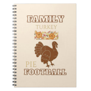 Carnet Family Thanksgiving Turkey Pie Football Outdoor