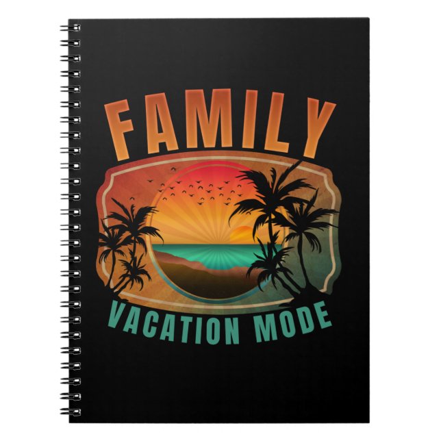 CARNET FAMILY VACATION MODE (Devant)