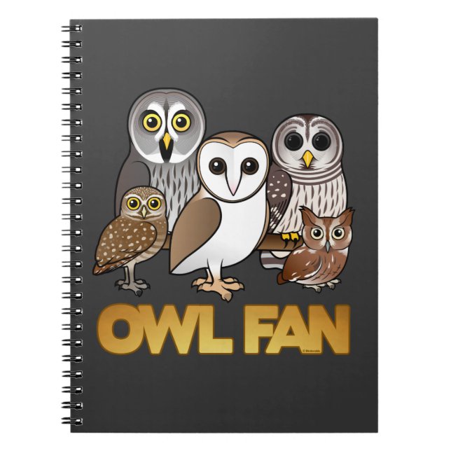 Carnet Fan de hibou (Devant)