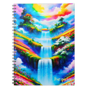Carnet Fantaisie d'art surréaliste de cascade