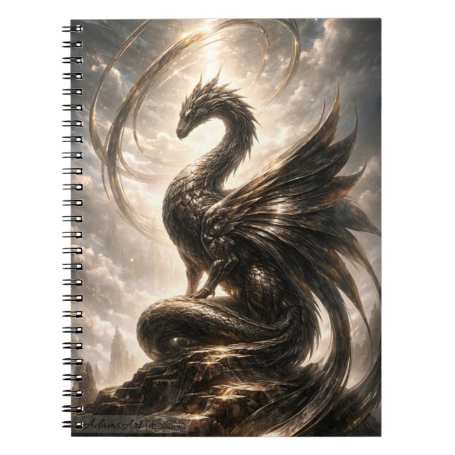 Carnet Fantaisie de dragon gardien céleste (Devant)