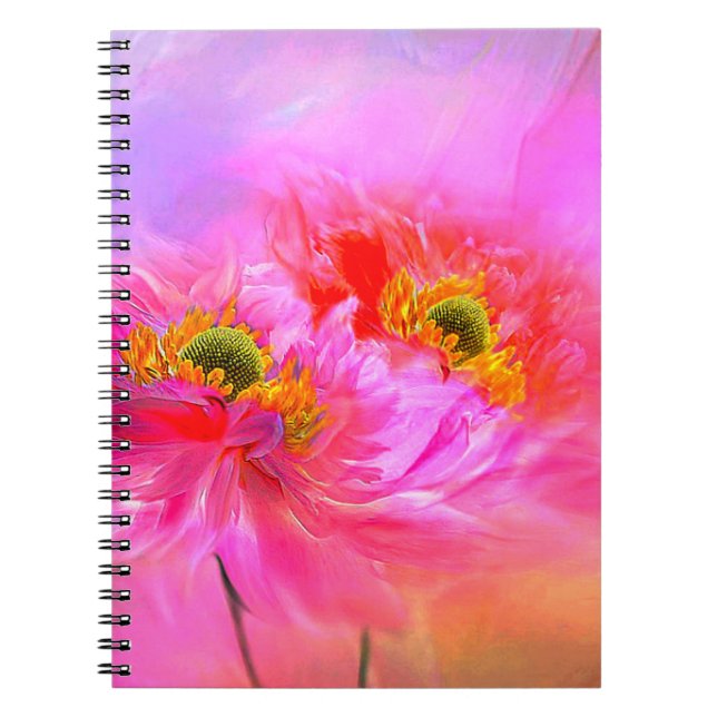 Carnet Fantaisie florale   (Devant)
