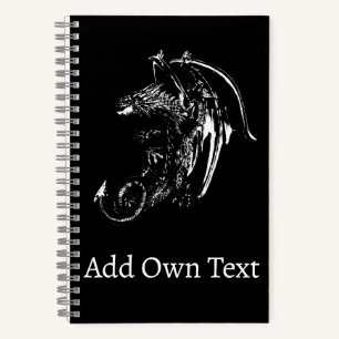 Carnet Fantastique Dragon Féroce Ailes d'Aura Sombre Arti