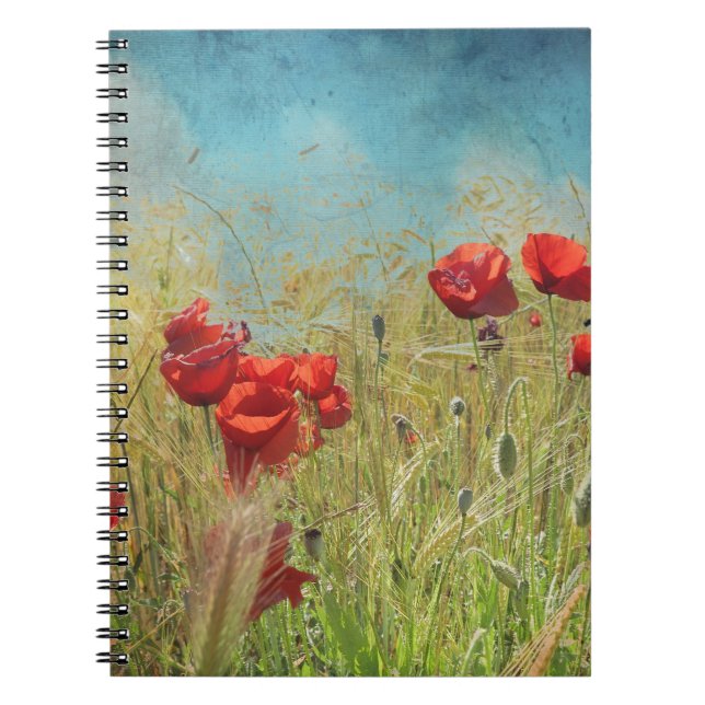 Carnet Fantasy poppies (Devant)