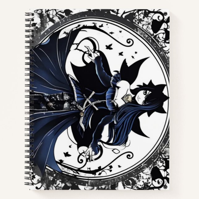Carnet Fantôme bleu (Devant)