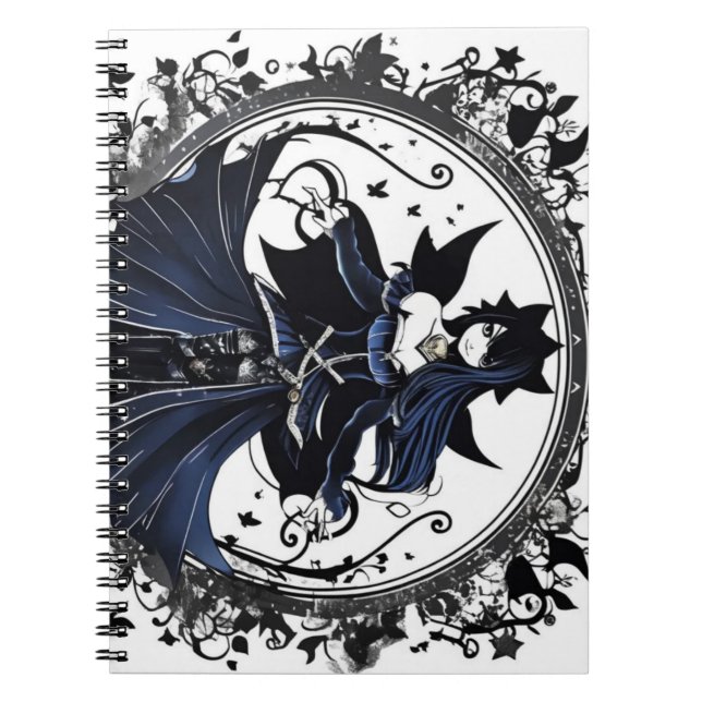 Carnet Fantôme bleu (Devant)