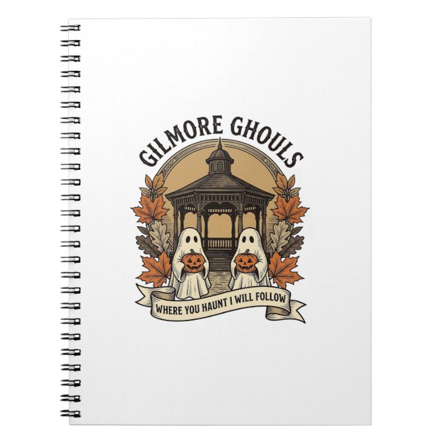 Carnet Fantômes de Halloween vintage Gilmore Ghouls (Devant)