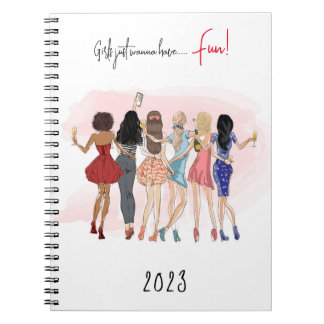 Carnet Fashion Girl Note book