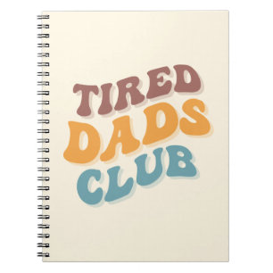 Carnet Fatigué Dads Club Funny