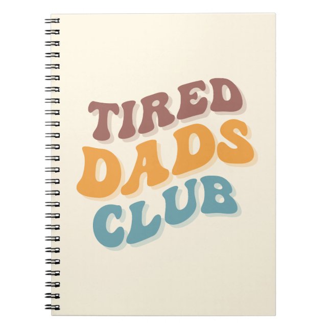Carnet Fatigué Dads Club Funny (Devant)