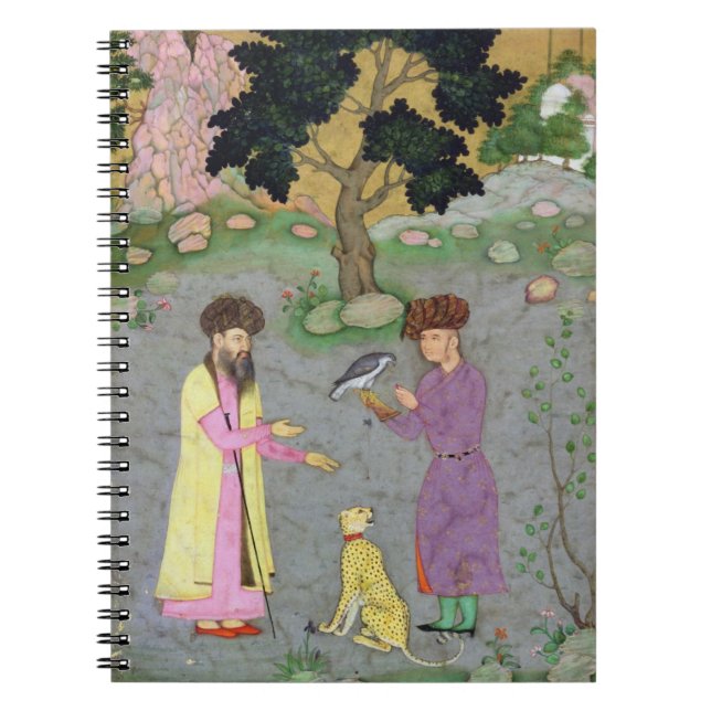 Carnet Fauconnier avec le guépard de compagnon et (Devant)