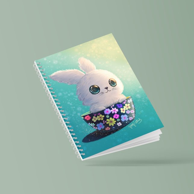 Carnet Faune adorable du printemps Gardien : Lapin en fle (Créateur téléchargé)