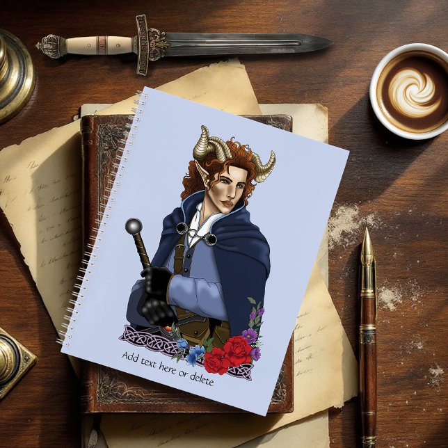 Carnet Faune cornu Fae Fantastique  (Créateur téléchargé)